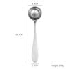 4g Stainless Steel Measuring Spoon, Ins Style Integrated Powder Scoop for Coffee Milk Tea Baking Kitchen Seasoning Tools