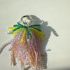 Coquette Jellyfish Beaded Phone Charm Tassel Bag Aesthetic Waterfall Bead Pendant for Purse Backpack Decor Gift Bag Charm