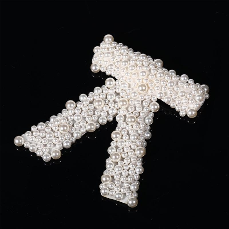 Zarte Perlenbesetzte Geburtstags-Haarspange Elegante Schleife für Mädchen Hochzeitsfeier Foto-Requisiten Kopfschmuck Haarnadel