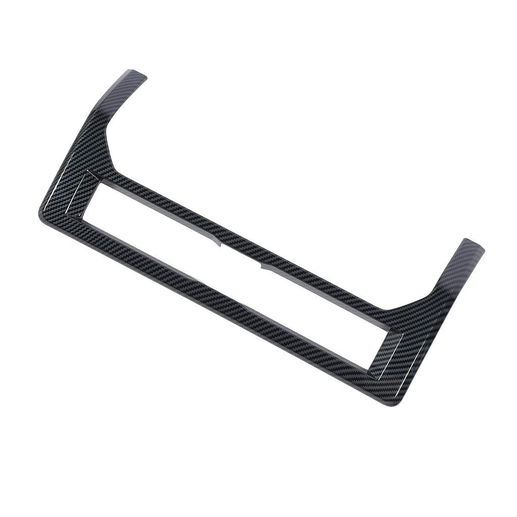 Front Center Air Vent Outlet Frame Trim Carbon Fiber Style Dashboard AC Outlet Vent Cover Trim for