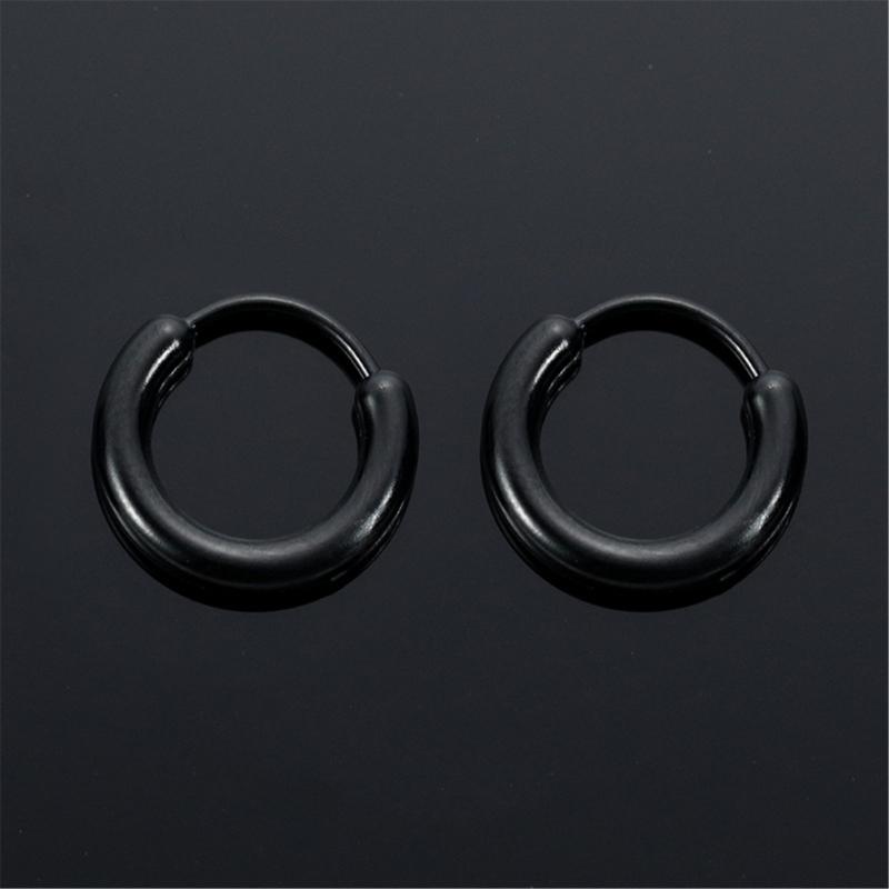 Orecchini a clip colorati in resina per piercing all'orecchio Cerchi leggeri Orecchini per uso quotidiano Accessori moda per ragazze
