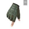 Four-Knuckle Tactical Half-Finger Gloves, Men Anti-Slip Korean Style Warm Autumn Winter Riding Gloves