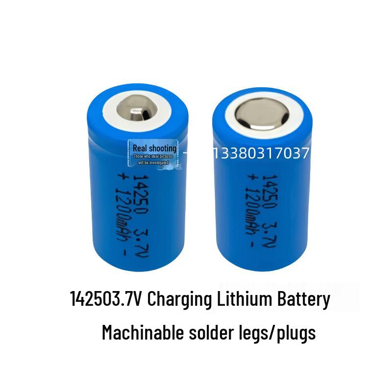 Flat & Sharp Head 14250 Rechargeable Lithium Battery 3.6V/3.7V Sight Probe Compatible