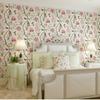 Non-woven Fabric Self Adhesive Wallpaper Aluminum Foil Bottom American Retro Wall Sticker  Wardrobe