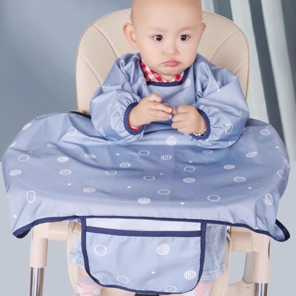 Waterproof Feeding Bib Mess Proof Weaning Bibs Bib Protection Long Sleeves Bib Restaurant