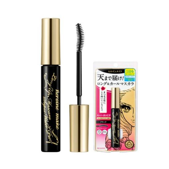 

KISSME HEROINE Make Водостойкая тушь для ресниц Long Up / Volume Up 6г (4 варианта) #01-Black (Long)