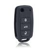 Silicone Remote Key Fob Case Cover For Seat Leon Ibiza For Vw Golf Polo Bora Beetle Tiguan For Skoda Fabia Superb
