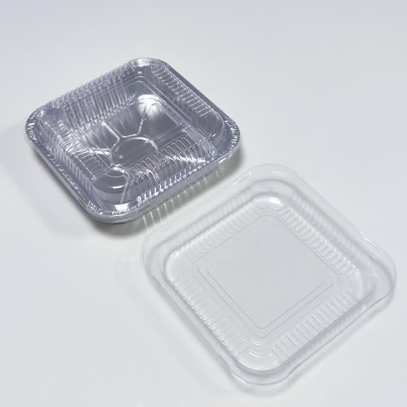 Disposable Aluminum Foil Food Container with Lid