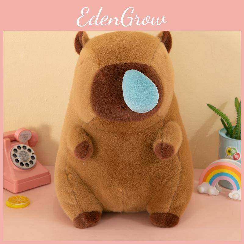 Plush Capybara Animal With Premium Short Plush And Pp Cotton For Kids Room Decor