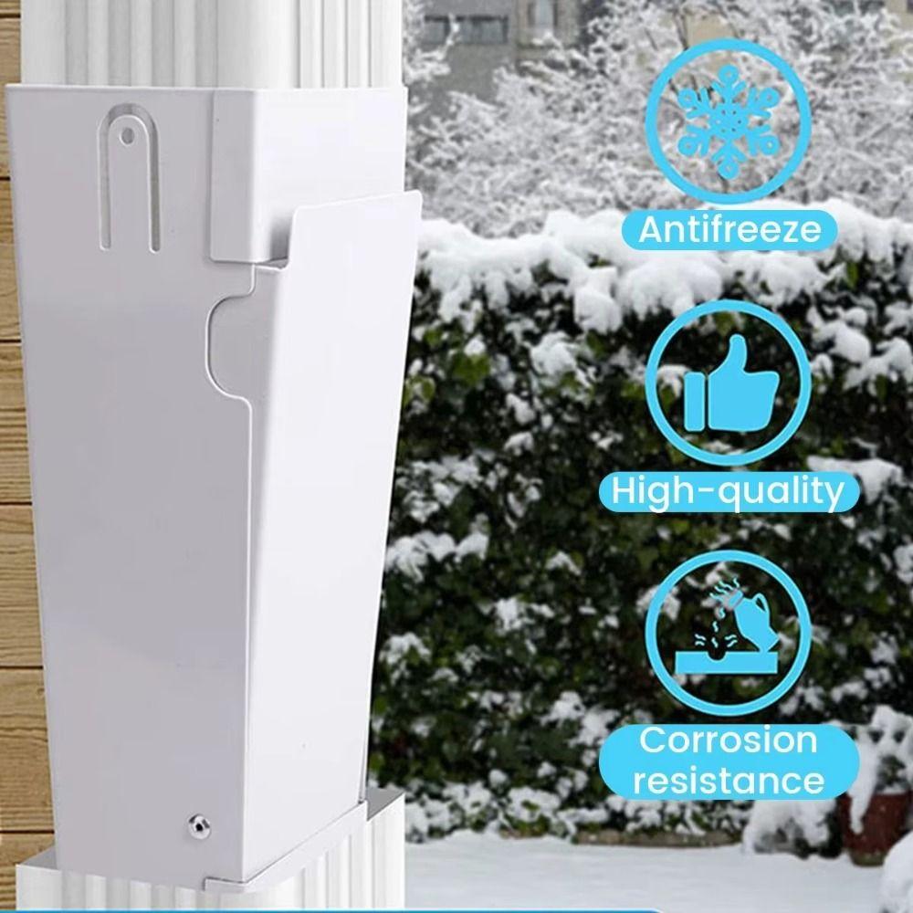 Metal Rainwater Collection Diverter Catching Rainwater Collector  Yard Installation