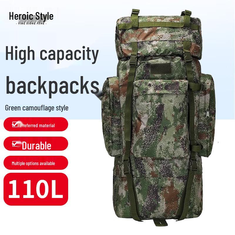 110L Tactical Camouflage Outdoor Backpack