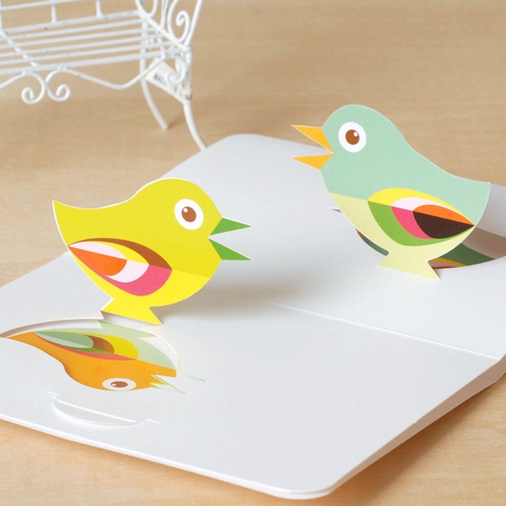 Handschriftliche 3D Geburtstagskuchenkarten Dankeskarten Einladung Geburtstag Pop-Up Karten Segensfaltung Geburtstagsgrußkarten