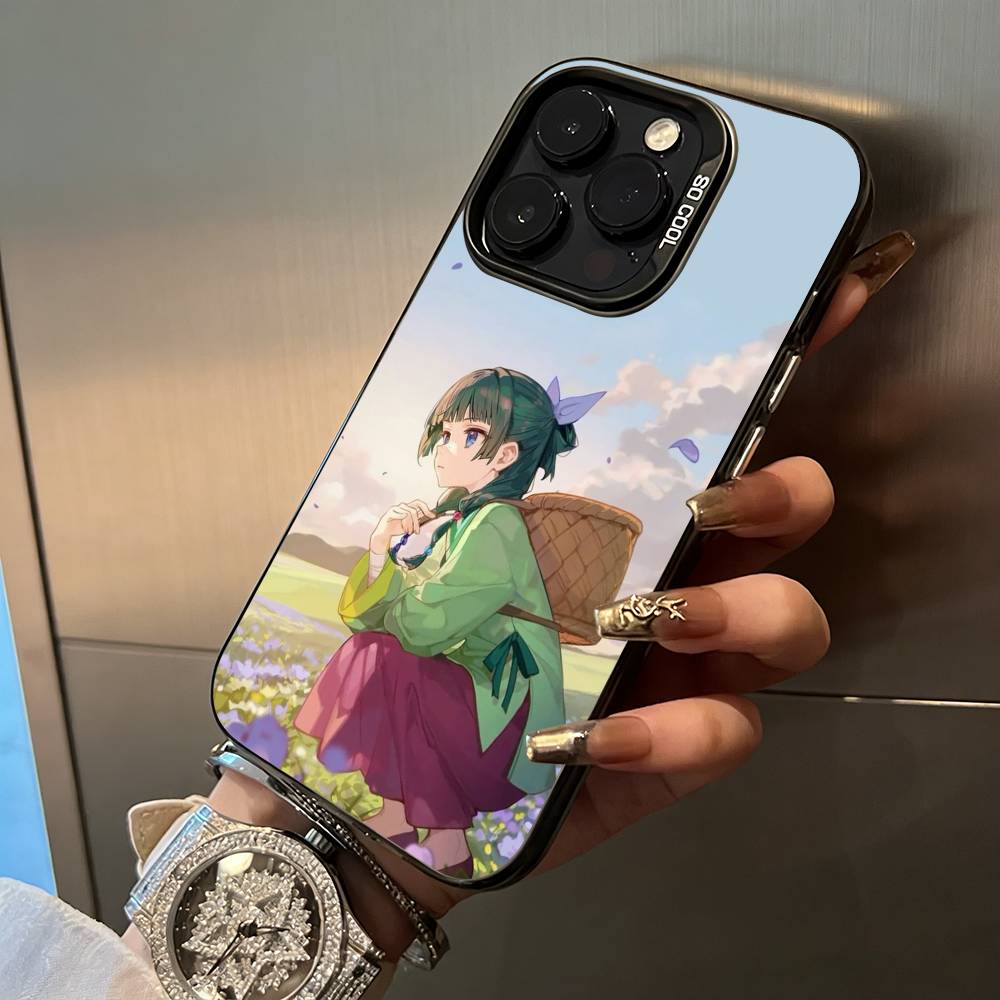 T-The Apothecary Diaries-Popular Anime Phone Case For IPhone171611 12 13 14 15 16 Pro Max Plus Cover Colored Silver Funda Bumber