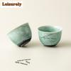 Crystal Glaze Kiln Fambe Teacup Elegant Tea Bowl Water Jug Tea-tasting Personal Cup Jianzhan Master Cups Teaware Decoration Gift