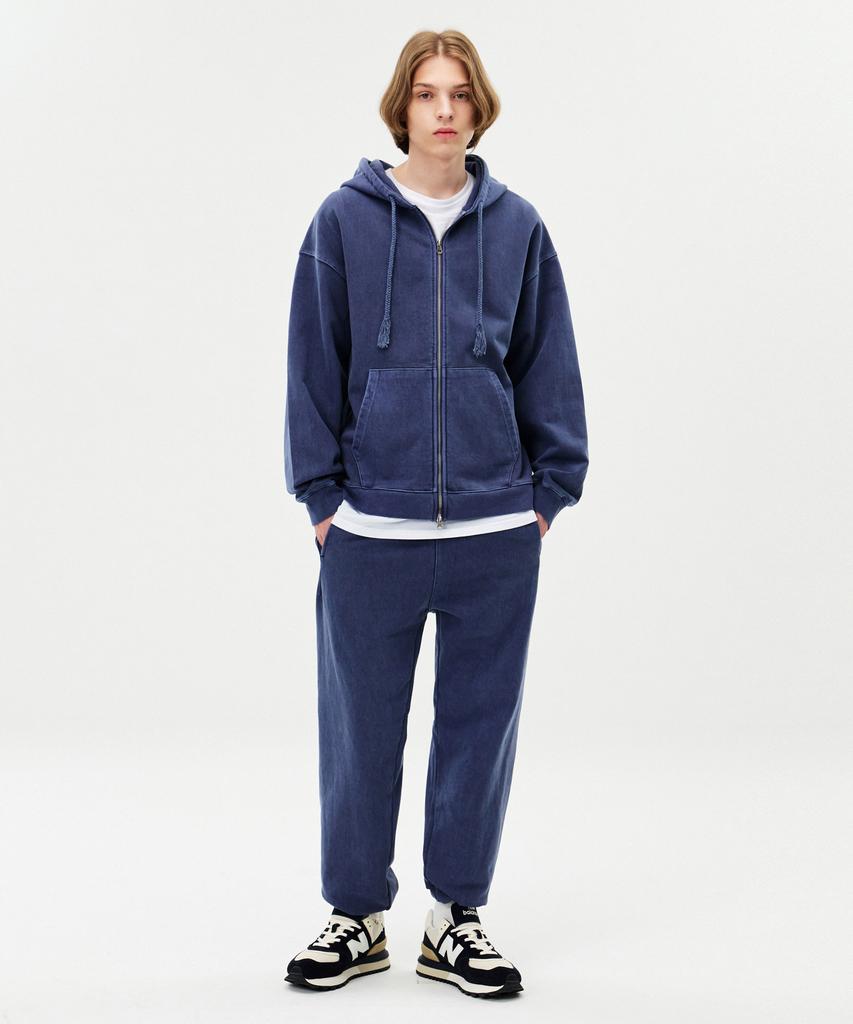 Topboy [2Pack] Weight Pigment Two-Way Oversized Zip-Up Hoodie (Type B)