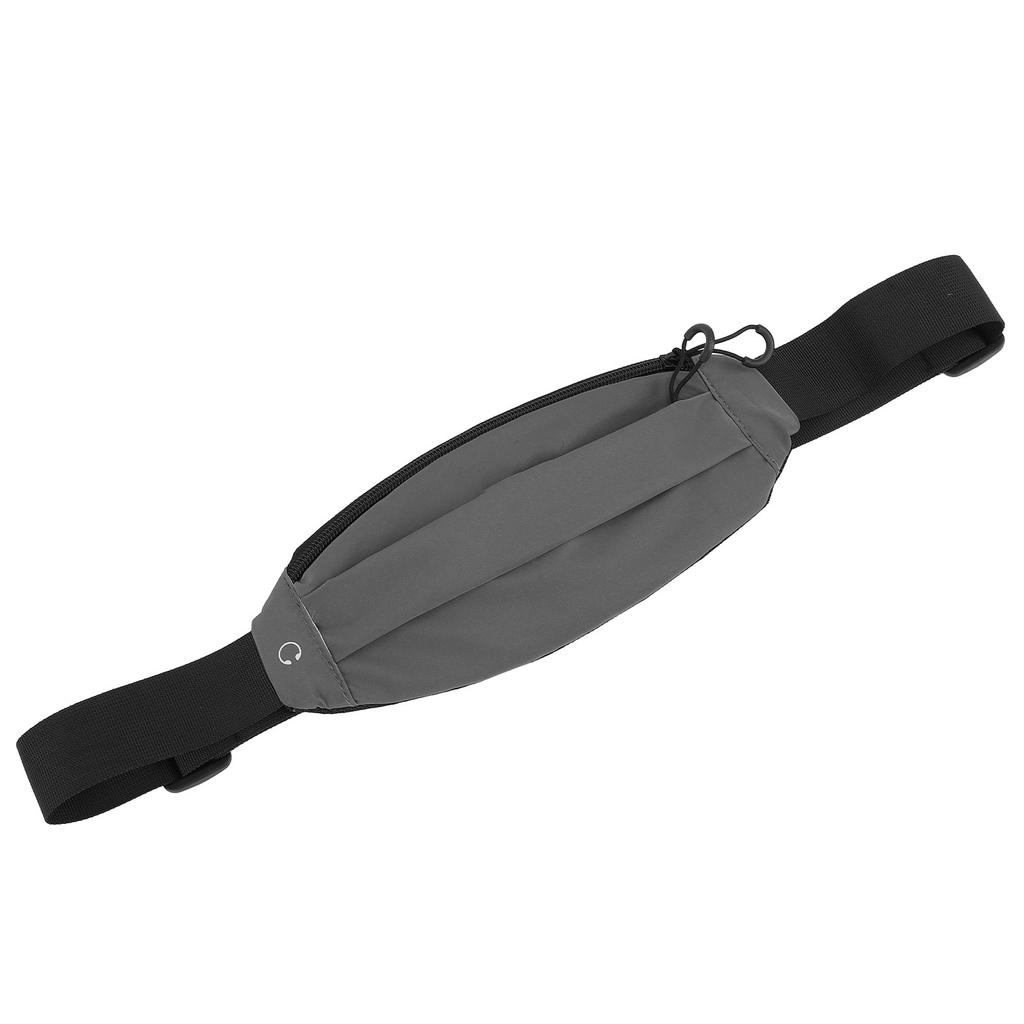Sports Waist Bag Nylon Waterproof Multifunctional Reflective Design Fanny Pack for Work Shopping