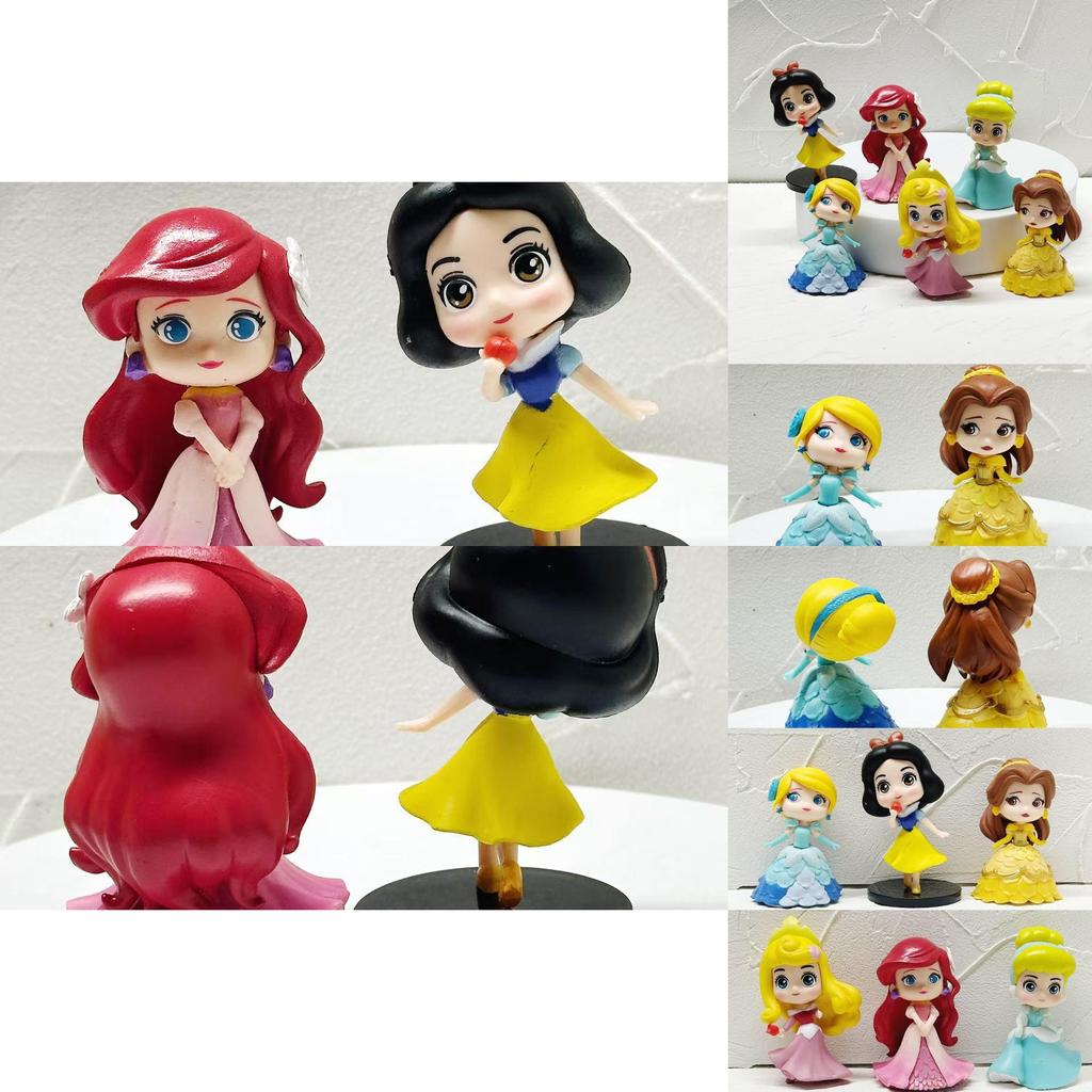 Elsa Anna Snow Queen Pvc Figurine Set With Articulated Joints For Collectors And Gift Givers