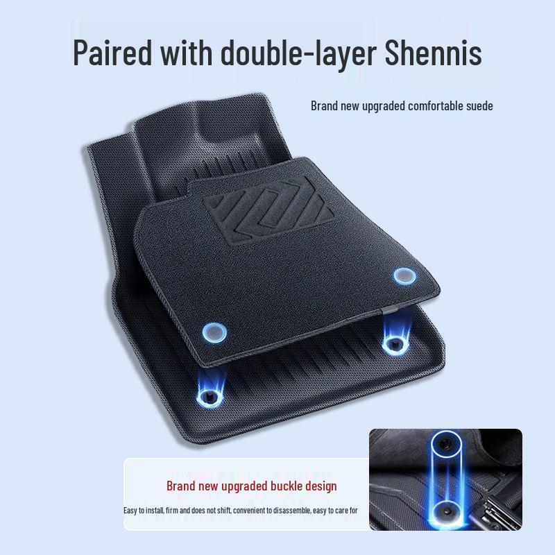 MG4 Floor Mats - Scratch-Resistant, Anti-Slip, Odorless TPE Material, Fits 2025 Model, Eco-Friendly