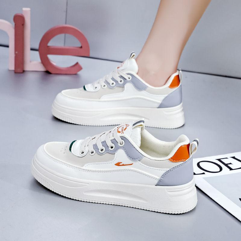 Women's single women's shoes spring and autumn board shoes student versatile casual platform sports shoes