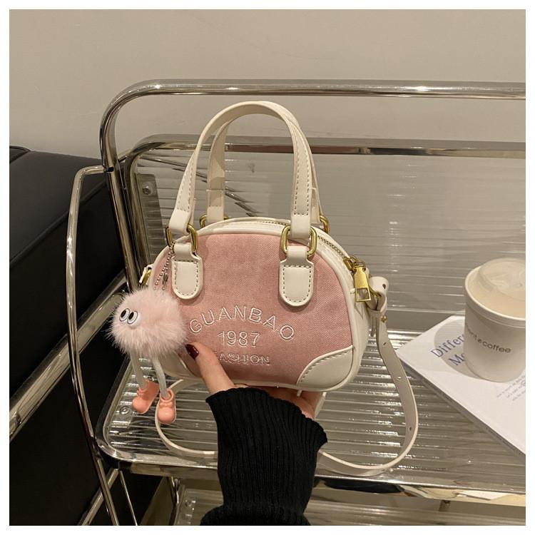 Trendy Mini Denim Letter Crossbody Bag For Kids Stylish Unisex Shoulder Bag For Toddlers