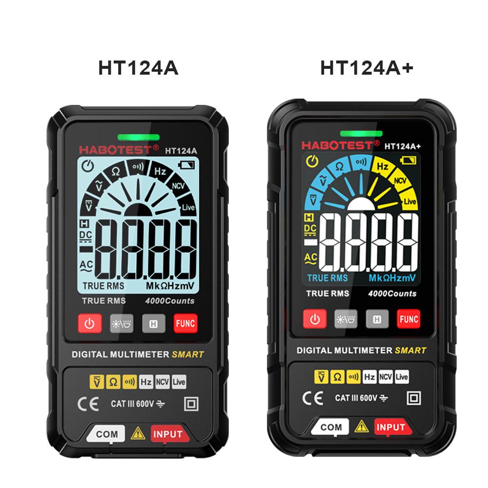 HT124A+/B+ Digital Multimeter: High Precision Voltage Meter for Home Use