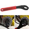 Bicycle Bottom Bracket Freewheel Wrench Remover Bike Cycling Repair Steel Tool Rubber Handle