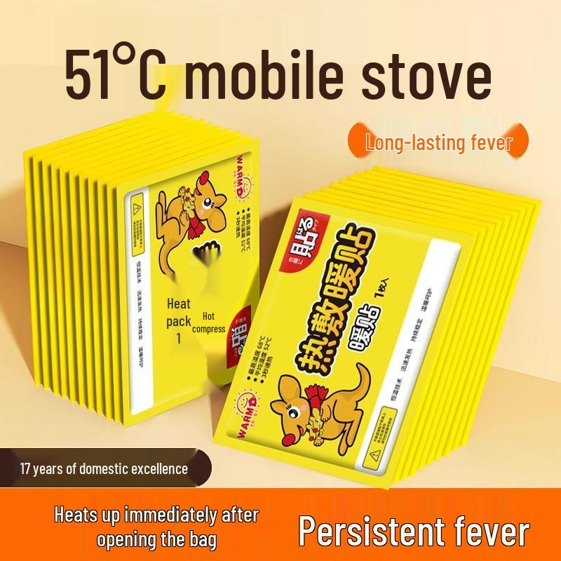 Hřejivá náplast na tělo Kangaroo - Zimní hřejivý balíček na břicho a tělo