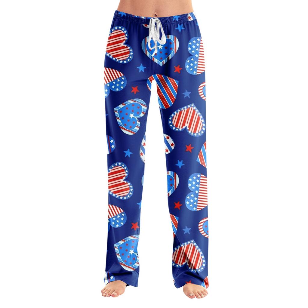 Anime-Pyjamahose, Nachtwäsche, lässige Hose mit Kordelzug und elastischer Taille, bequeme, gerade, lockere Yoga-Hose