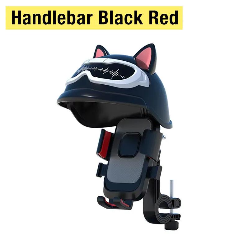 360°Rotation Bicycle Motorcycle Phone Holder Outdoor Cycling Navigation Stand Sunscreen Rainproof Small Helmet For All Smatphone