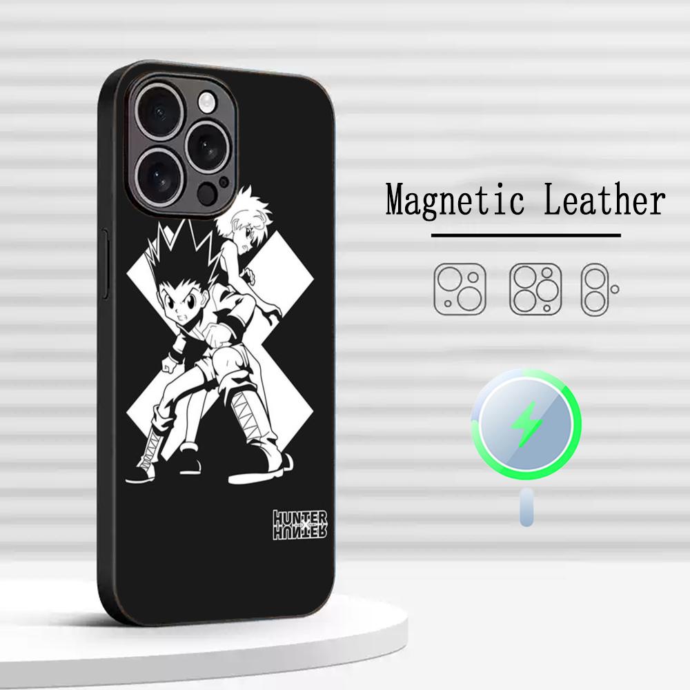 Classic Cool Hunters-X Ins  Phone Case For iPhone 16 15 14 13 12 11 Plus Pro Max  High-end Luxury Magsafe Sheepskin