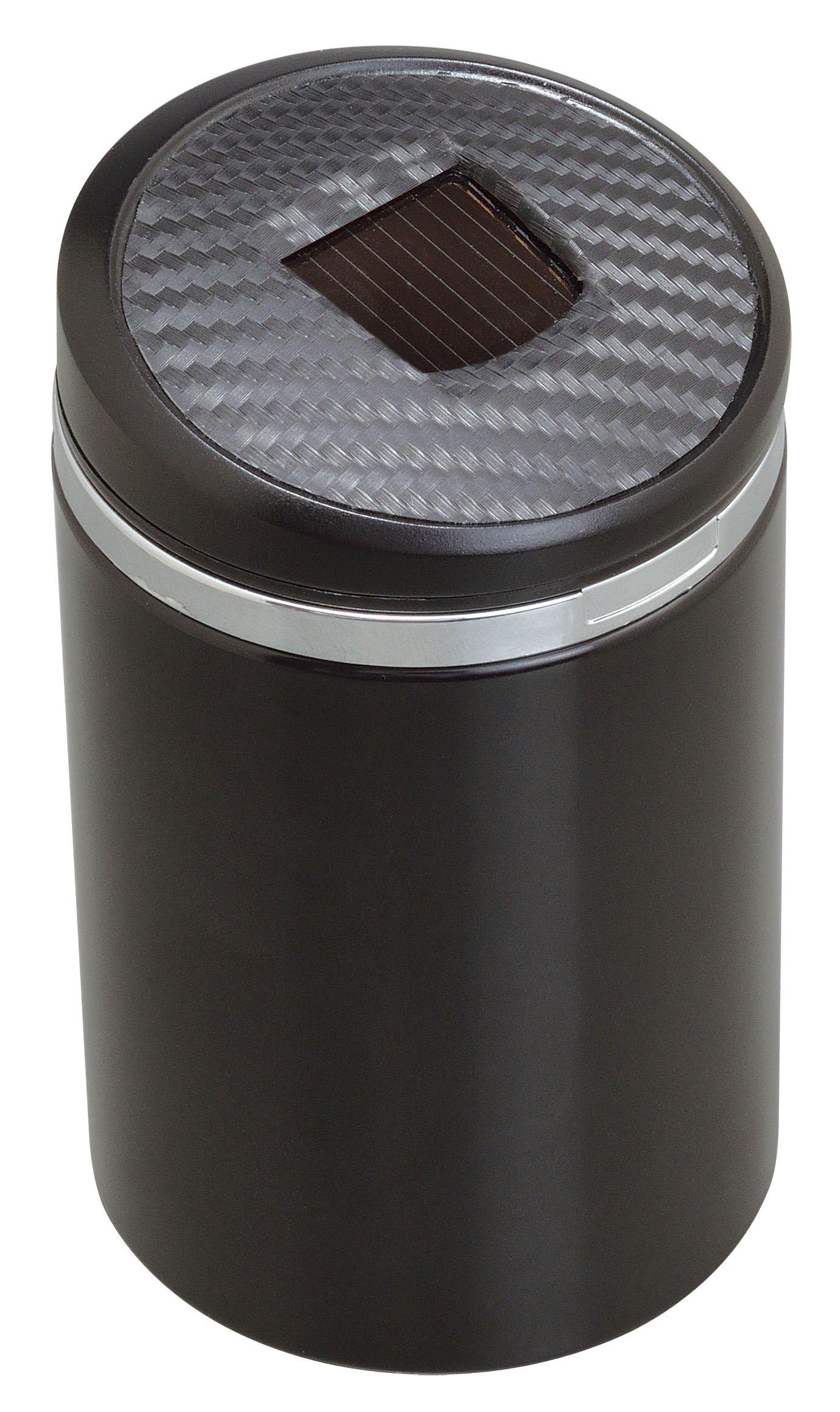 

SEIWA W861 Солнечная автомобильная пепельница, Тип подстаканника, Стиль карбона, Черный, со светодиодной подсветкой H114mm x W68mm x D68mm чёрный