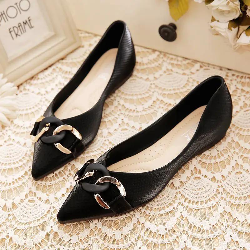 Fashion Sexy Ladies Footwear Pointed Toe Stylish Vacation with Discount Summer 2025 Elegant Dress on Offer Promotion Women's Flat Shoes