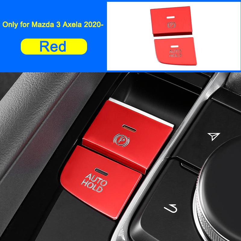 Car Auto Hold Button Trim Handbrake Parking Switch Cover for Mazda 3 Axela BP CX-30 DM LHD Accessories 2020 2021 2022 2025