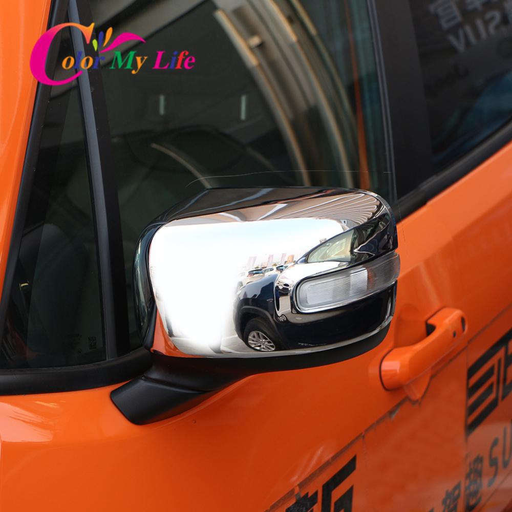 

Защитный чехол для автомобильного зеркала заднего вида Color My Life для Jeep Renegade 2015-наклейки на наружное зеркало заднего вида