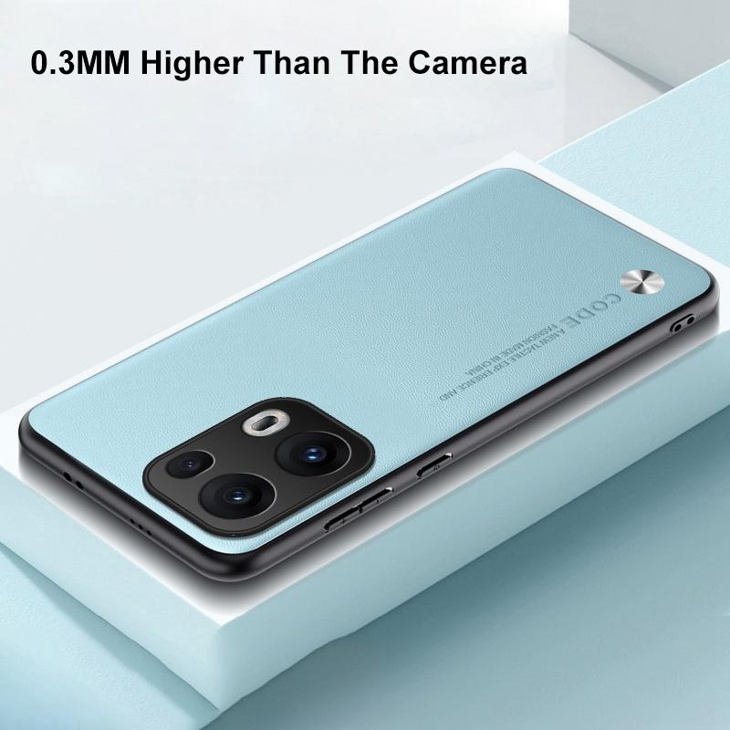Luxury PU Leather Case For OPPO Reno 13 Pro 5G Back Cover Matte Silicone Full Protection Phone Case For OPPO Reno13 Pro 13Pro