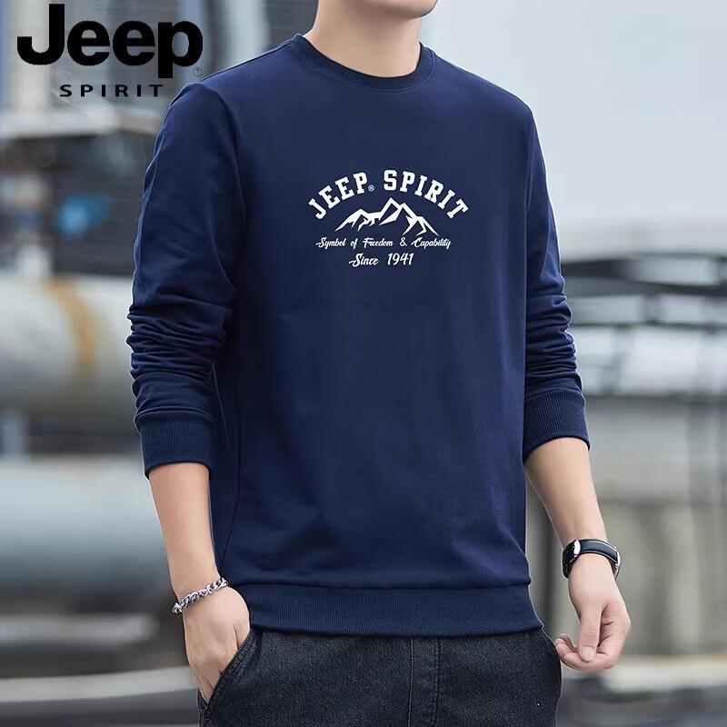 JEEP SPIRIT Men's Casual Long Sleeve Sweatshirt