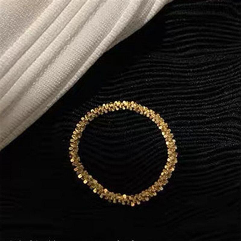 Inel cu zircon Inele de oțel inoxidabil cu zirconiu clasic Moda de lux Femei Inele cu personalitate Fete Norocoase Cadouri pentru petrecere de nuntă