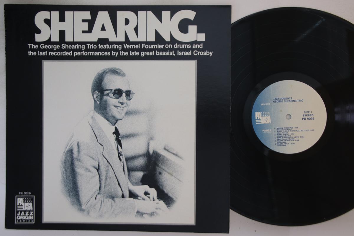 

LP Record GEORGE SHEARING - Jazz Moments PR9036 PAUSA 1985 US Jazz Used