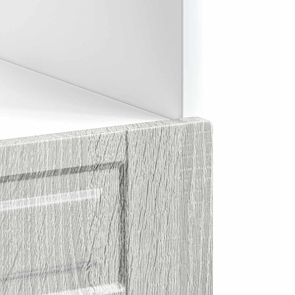 Vidaxl Porto Oven Cabinet, Sonoma Grey Oak