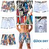 MMA UFC Muay Thai Kickboxing Boxing Cartoon Patchwork Casual Shorts Gym Sport Unisex Men Women Workout Quick Dry Print Elastic High Waist Training
