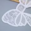 Milk Silk Embroidered Collar Flower, Pocket Decoration Sticker, Clothes Patch Sticker, Flower Bow Clothing Accessories