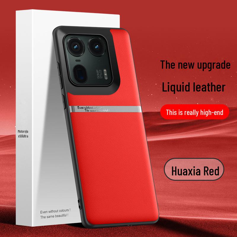 Чехол для телефона Motorola X50 Ultra Liquid Leather - защитный чехол от падений, в наличии одна штука Large Aperture for Motorola x50ultra