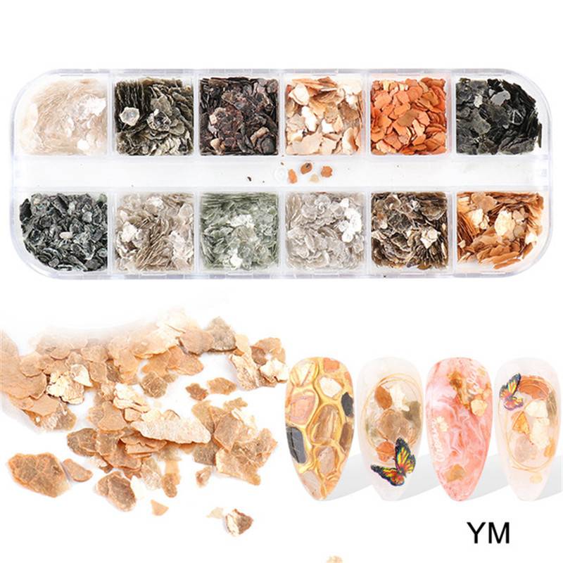 Sea Shell Shell Flakes For Nail Art Nail Accessories Creative Abalone Shell Slice DIY