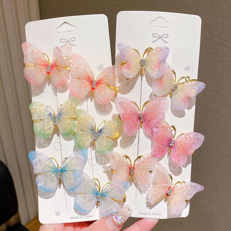 Princess Fairy Butterfly Hair Clips: Cute Hair Accessories for Girls