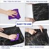 Marble Kitchen Oil-Proof Film Stove Waterproof Moisture-Proof Self-Adhesive Wallpaper Countertop Cabinet Renovation Tile Sticker
