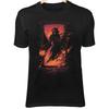 Grim Reaper III T-Shirt – Flaming Hourglass, Scythe, Time Burning Away