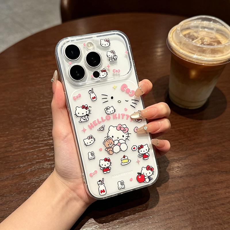 2026 KT Cat iPhone 17 Pro Max Case - Cute & Simple Design, Compatible with iPhone 16 Pro