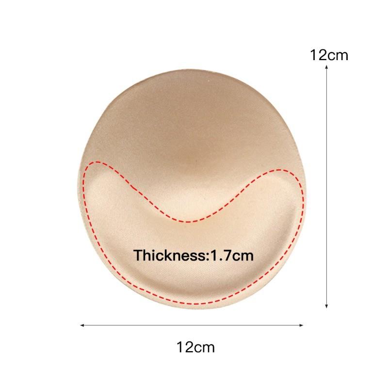 Sports 3D Bra Pads Replaceable Lining Thickened Gathered Thin Bra Cup Split Sponge Chest Pads