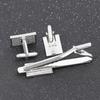 2Pcs/Set Mens Maple Leaf Pattern Cufflinks Canada Flag Tie Clip For Canadian Jewelry Gift