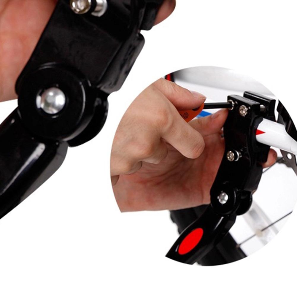 Aluminium Adjustable Mountain Road Bike Bicycle Cycling Kick Stand Foot Parking Support(Black)